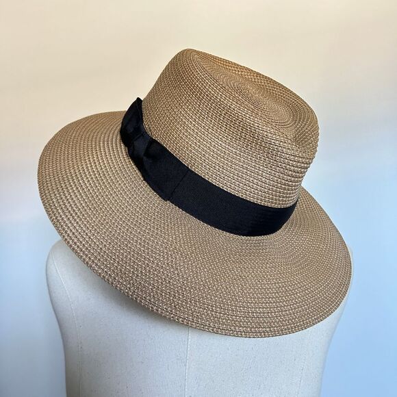 Eric Javits Squishee Instinct Wide Brim Summer Beach Vacation Hat Fedora - Picture 3 of 10